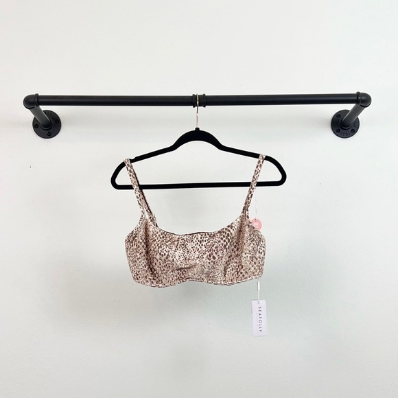 NWT Seafolly DD Serpentine Snakeskin Print Bikini Top - Picture 4 of 7